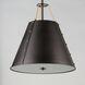 Trestle 3 Light 20 inch Oil Rubbed Bronze and Antique Brass Multi-Light Pendant Ceiling Light