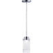 Scope LED 4.5 inch Polished Chrome Single Pendant Ceiling Light