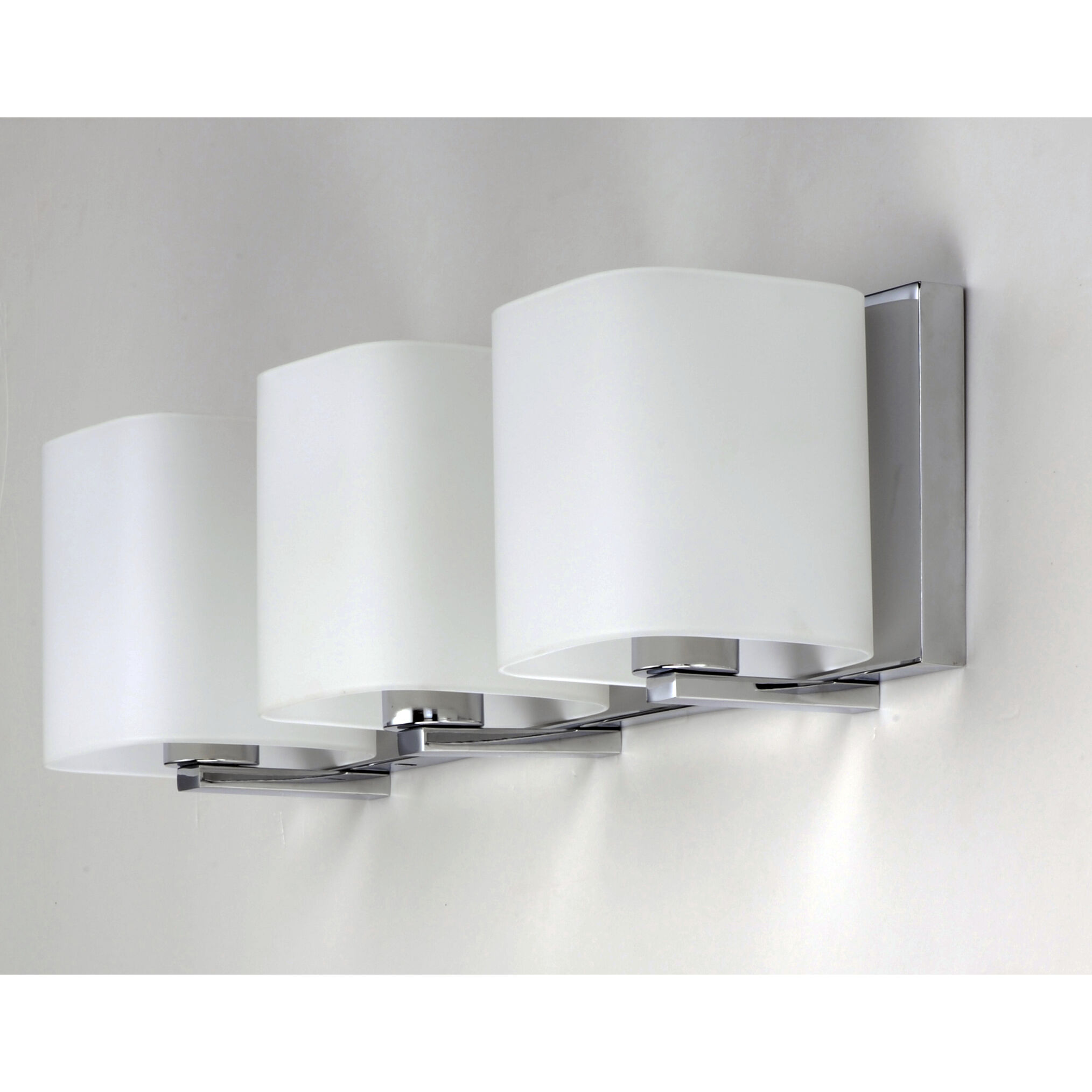 Wrap 3 Light 19 inch Polished Chrome Bath Vanity Wall Light