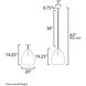 Gilda 1 Light 20 inch Antique Brass Single Pendant Ceiling Light