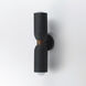 Pompeii 2 Light 5 inch Lava and Black Wall Sconce Wall Light