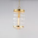 Newport 1 Light 9 inch Satin Brass Single Pendant Ceiling Light