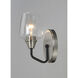 Goblet 1 Light 4.75 inch Black and Satin Nickel Wall Sconce Wall Light