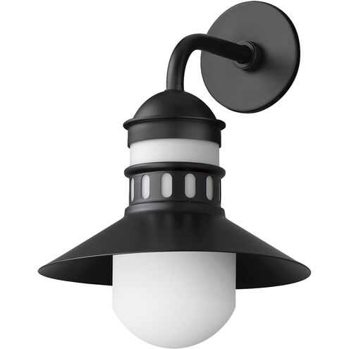 Admiralty 1 Light 16.75 inch Black Outdoor Wall Mount