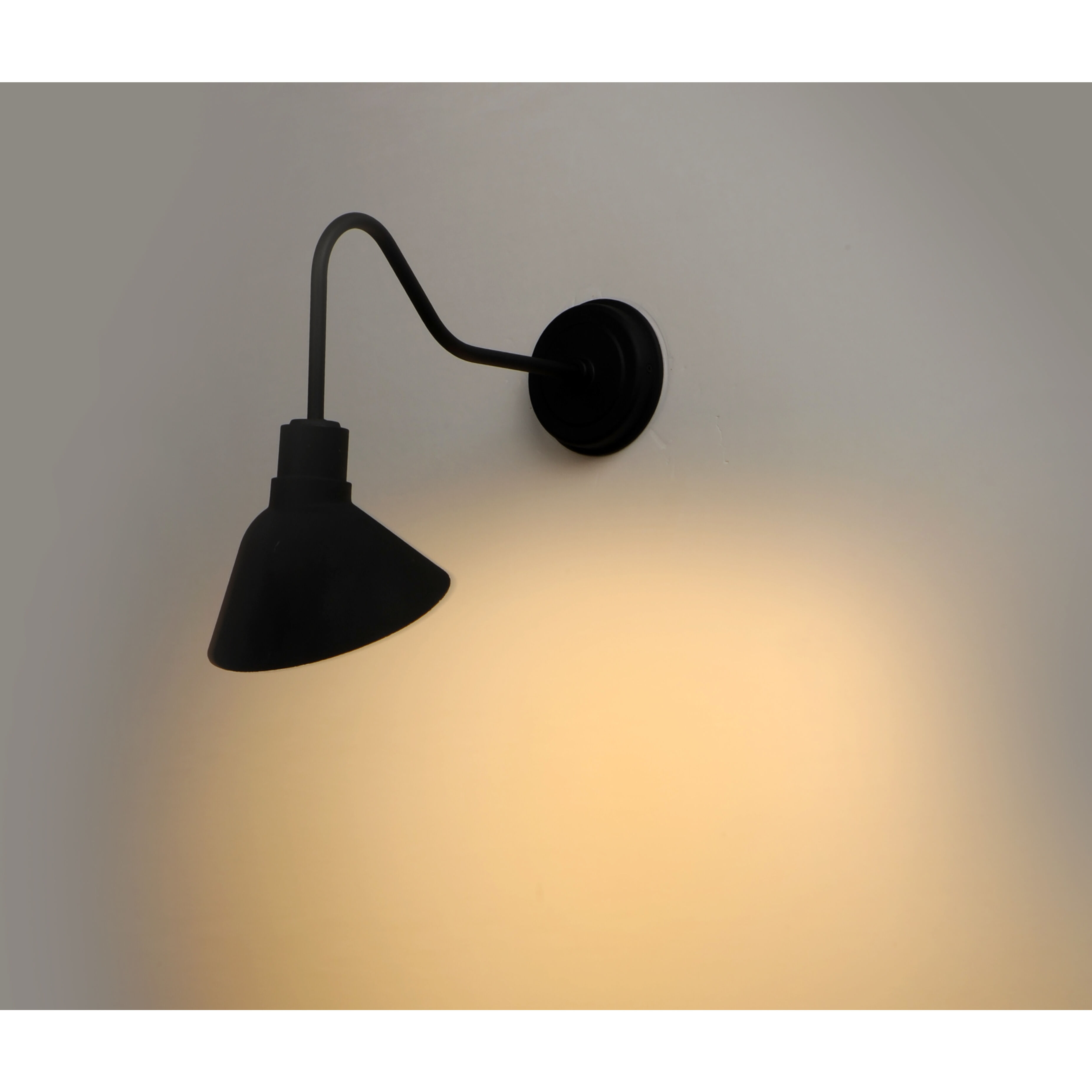 Signlite 1 Light 14 inch Black Outdoor Wall Mount