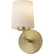 Durham 1 Light 4.75 inch Natural Aged Brass Wall Sconce Wall Light