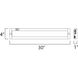 CounterMax MX-L120-EL 120 LED 30 inch White Under Cabinet