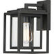 Cabana VX 1 Light 11 inch Black Outdoor Wall Mount