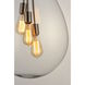 Gourd 3 Light 19.75 inch Satin Nickel Multi-Light Pendant Ceiling Light