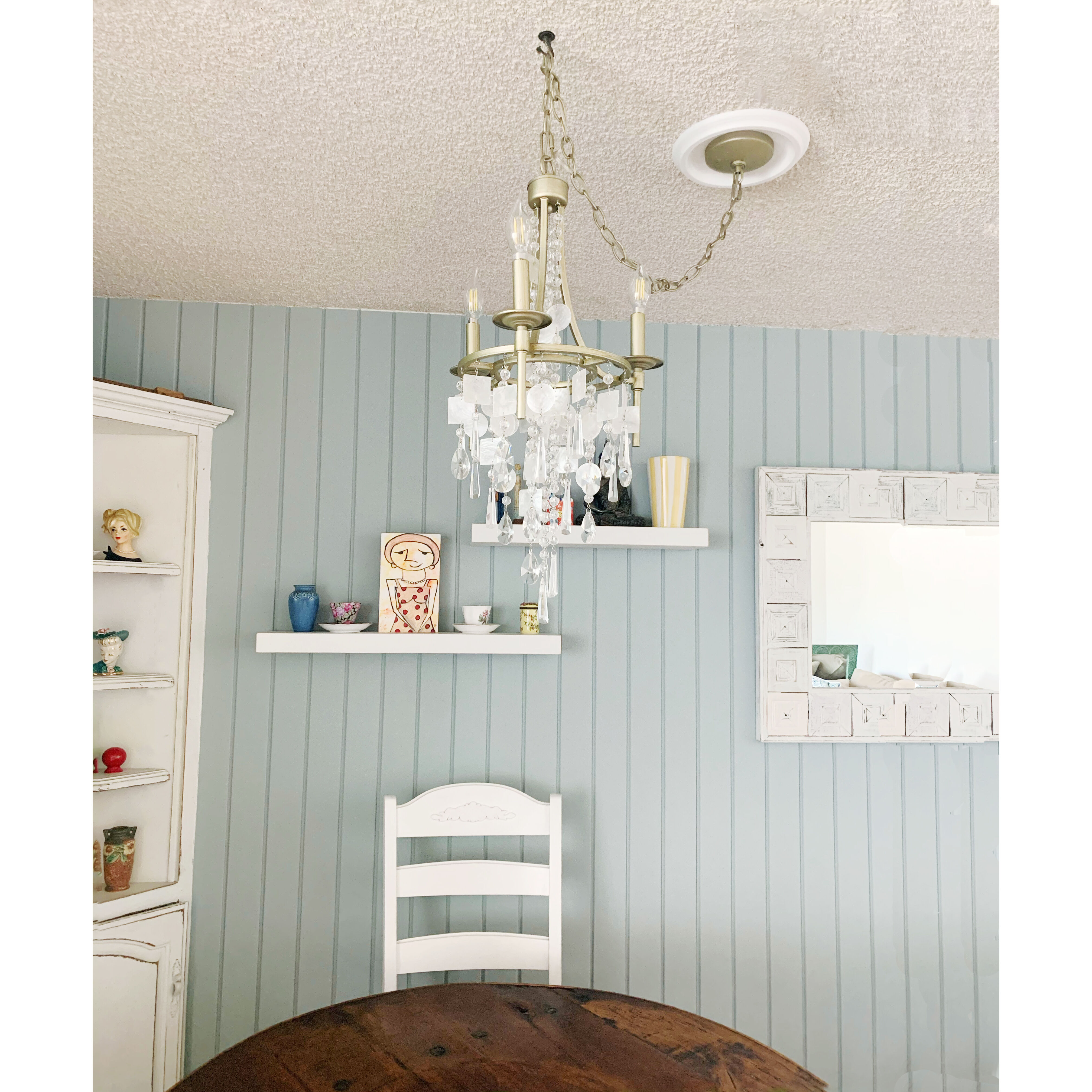 Cebu 3 Light 15 inch Capiz/Gold Silver Chandelier Ceiling Light