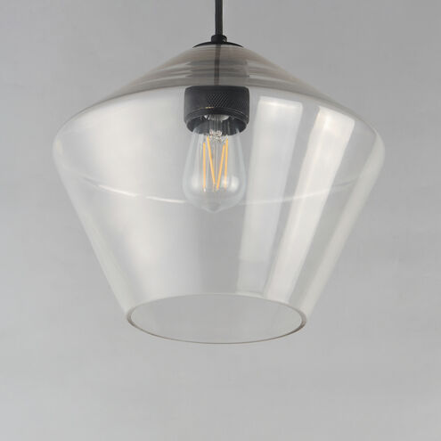 Geode 1 Light 11.75 inch Black Single Pendant Ceiling Light