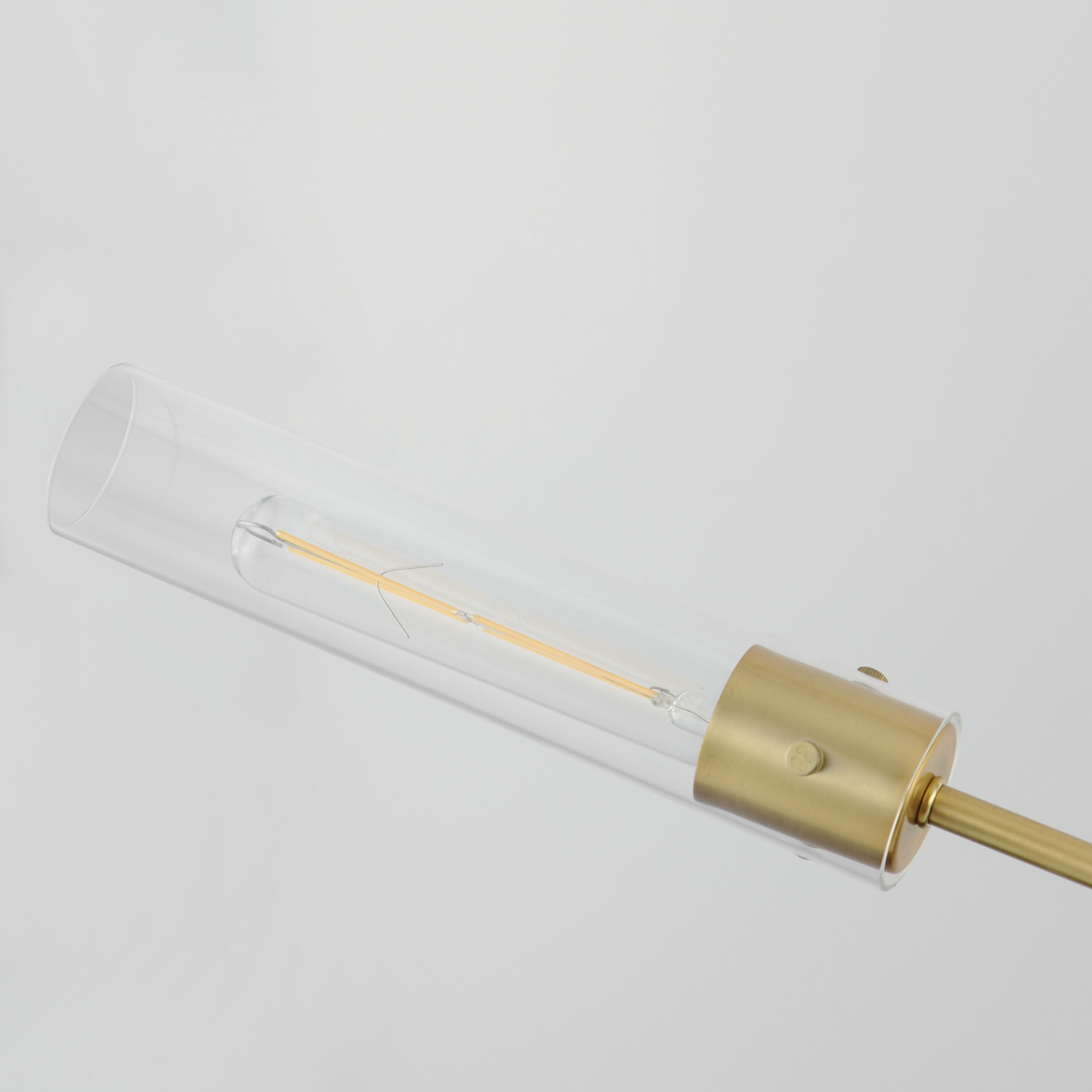 Equilibrium LED 42 inch Natural Aged Brass Linear Pendant Ceiling Light