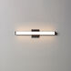 Spec LED 24 inch Black Bath Vanity Light Wall Light