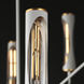 Regent LED 40 inch Light French Gray and Natural Aged Brass Multi-Tier Chandelier Ceiling Light