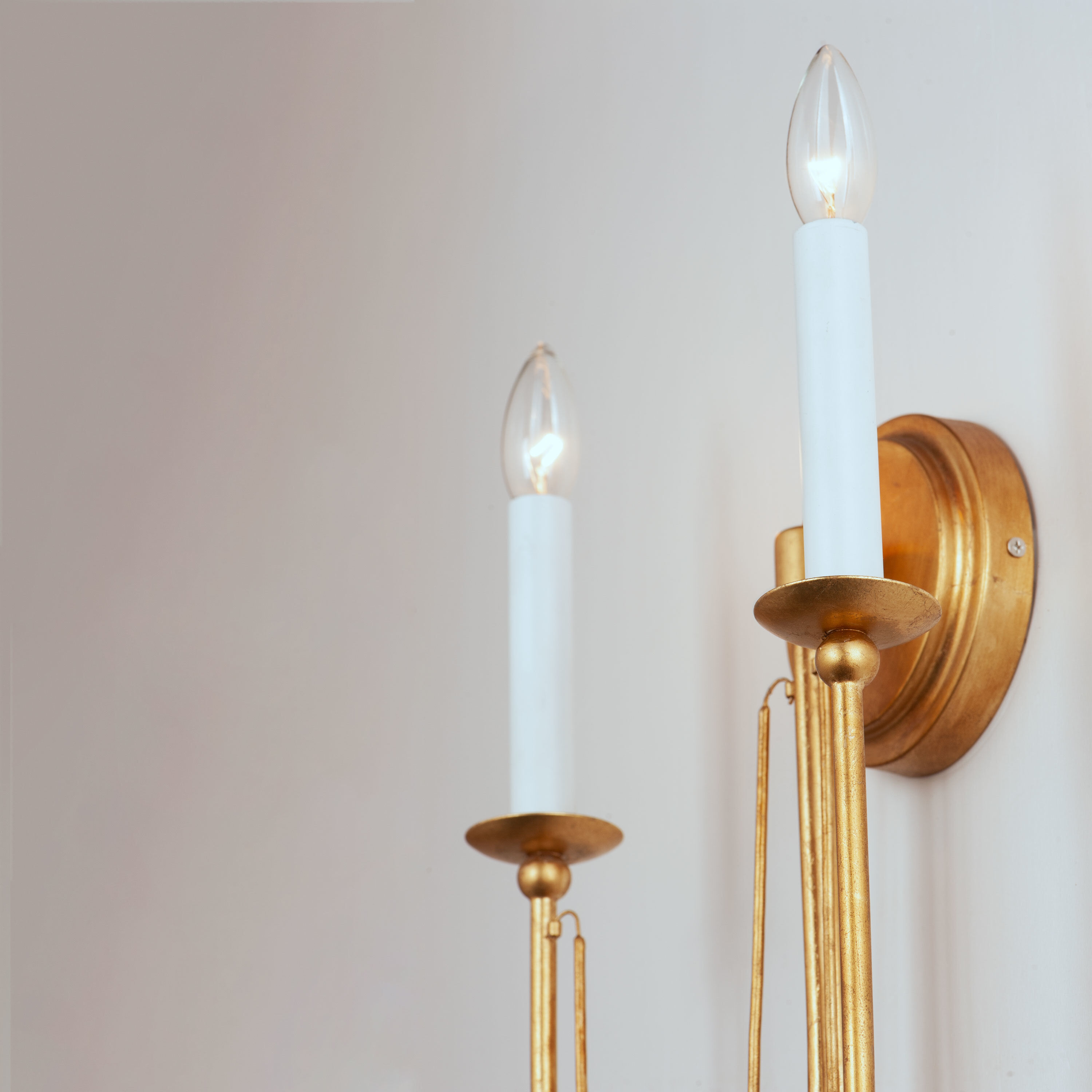 Plumette 2 Light 12 inch Gold Leaf Wall Sconce Wall Light
