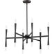 Rome 12 Light 29.25 inch Black Chandelier Ceiling Light
