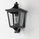 Sutton Place VX 1 Light 14.5 inch Black Outdoor Wall Mount