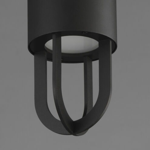 Quayside VX LED 5.5 inch Black Outdoor Flush Mount