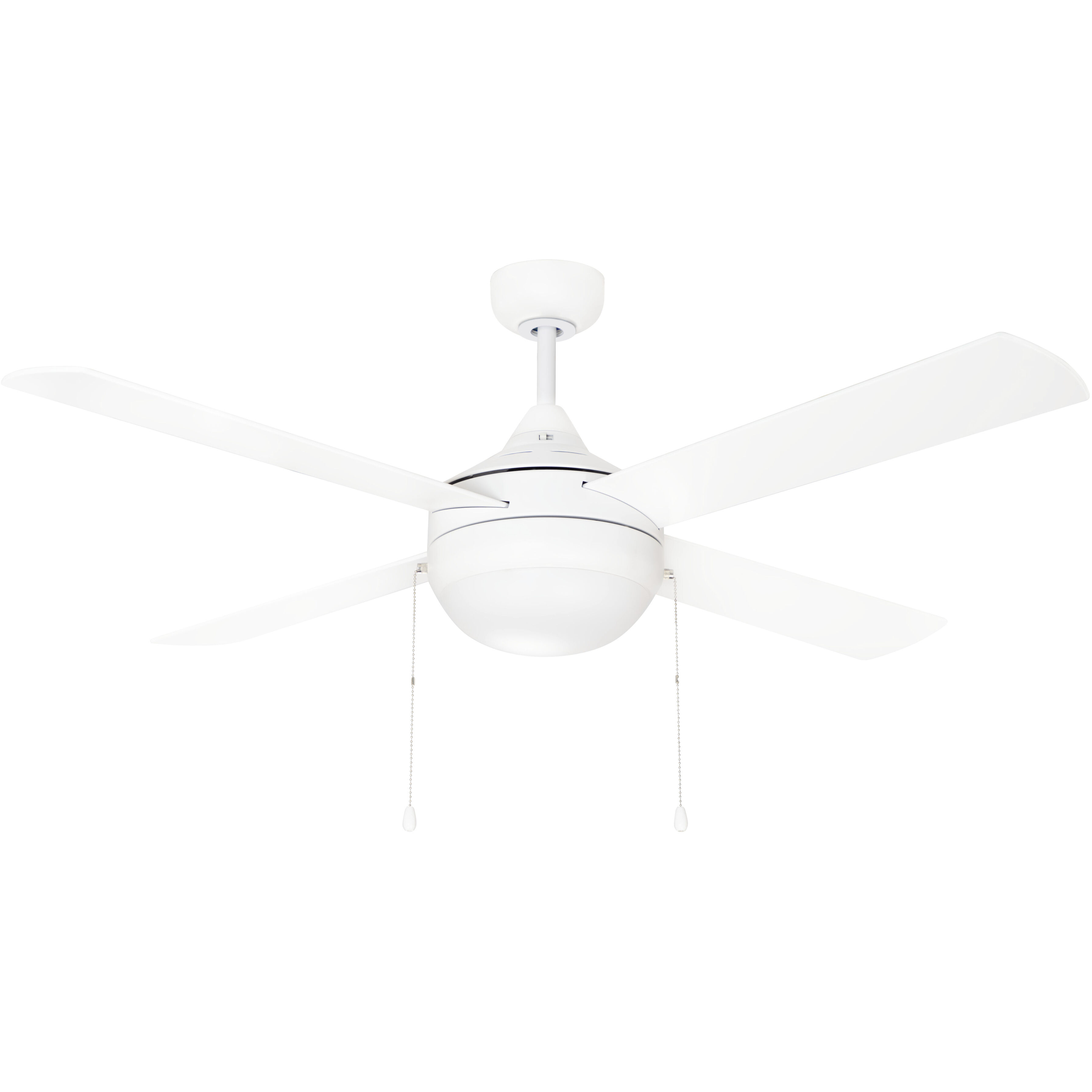 Quattro 52 inch Matte White Indoor Ceiling Fan
