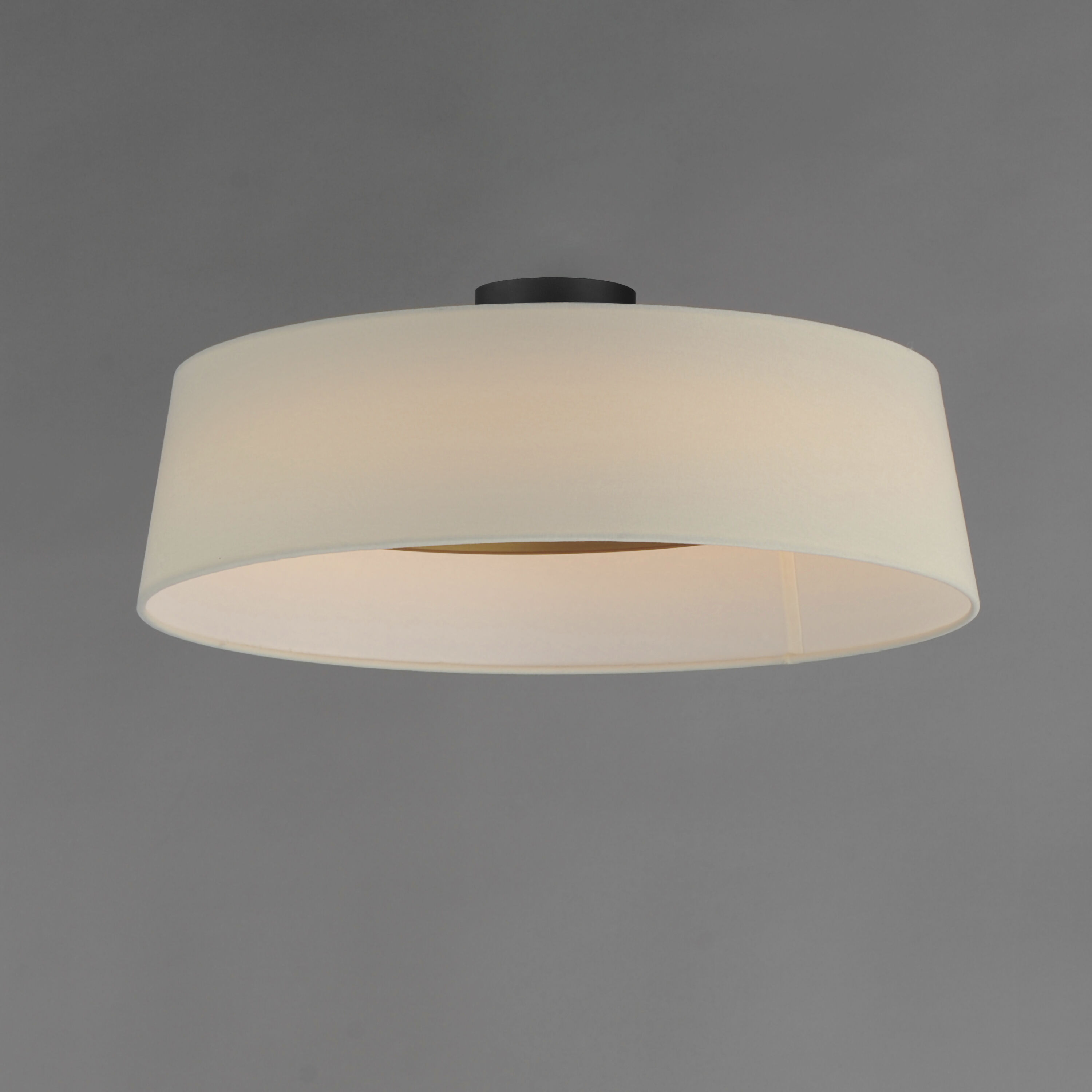 Paramount LED 21.25 inch Natural Aged Brass Flush Mount Ceiling Light