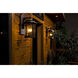 Santa Barbara VX 3 Light 16 inch Sienna Outdoor Wall Mount