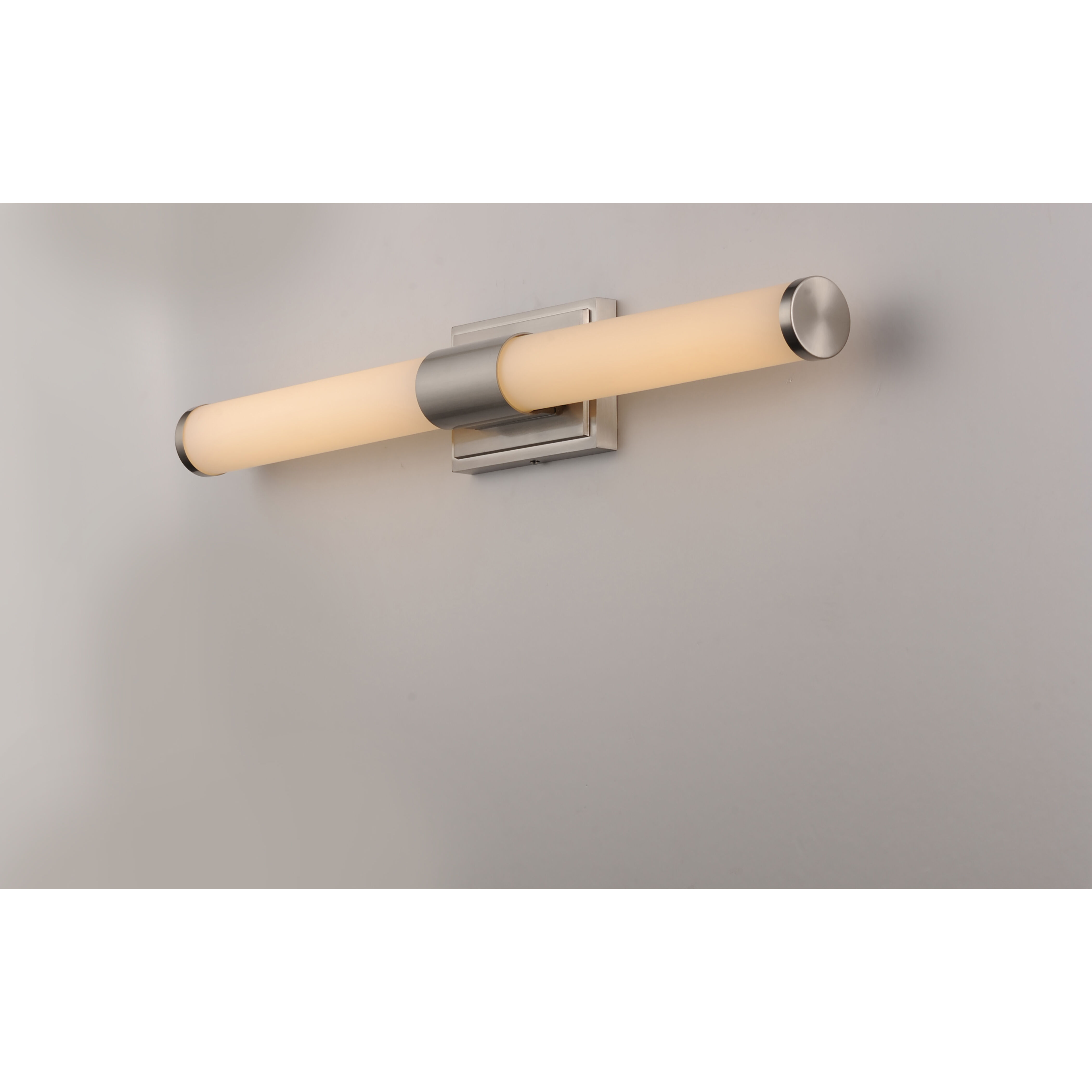 Optic LED 30 inch Satin Nickel Bath Vanity Wall Light