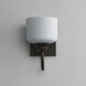 Bisque 1 Light 5.5 inch Oil Rubbed Bronze Wall Sconce Wall Light