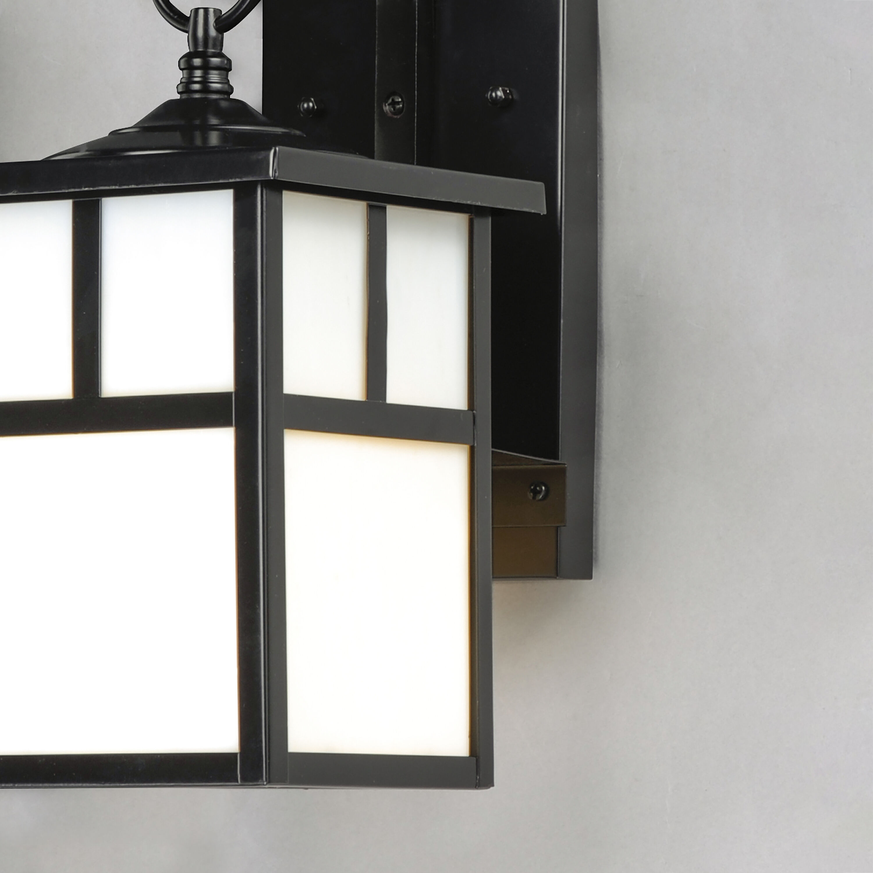 Coldwater 1 Light 16 inch Black Outdoor Wall Mount in White
