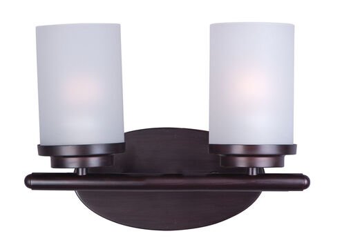 Corona 2 Light 12 inch Oil Rubbed Bronze Bath Vanity Wall Light
