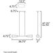 Rizzo Linear Pendant Ceiling Light