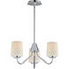 Durham 3 Light 18.5 inch Polished Chrome Mini Chandelier Ceiling Light