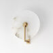 Quarry LED 9.75 inch Natural Aged Brass ADA Wall Sconce Wall Light