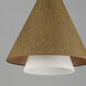 Sumatra 1 Light 20 inch Natural Aged Brass Single Pendant Ceiling Light