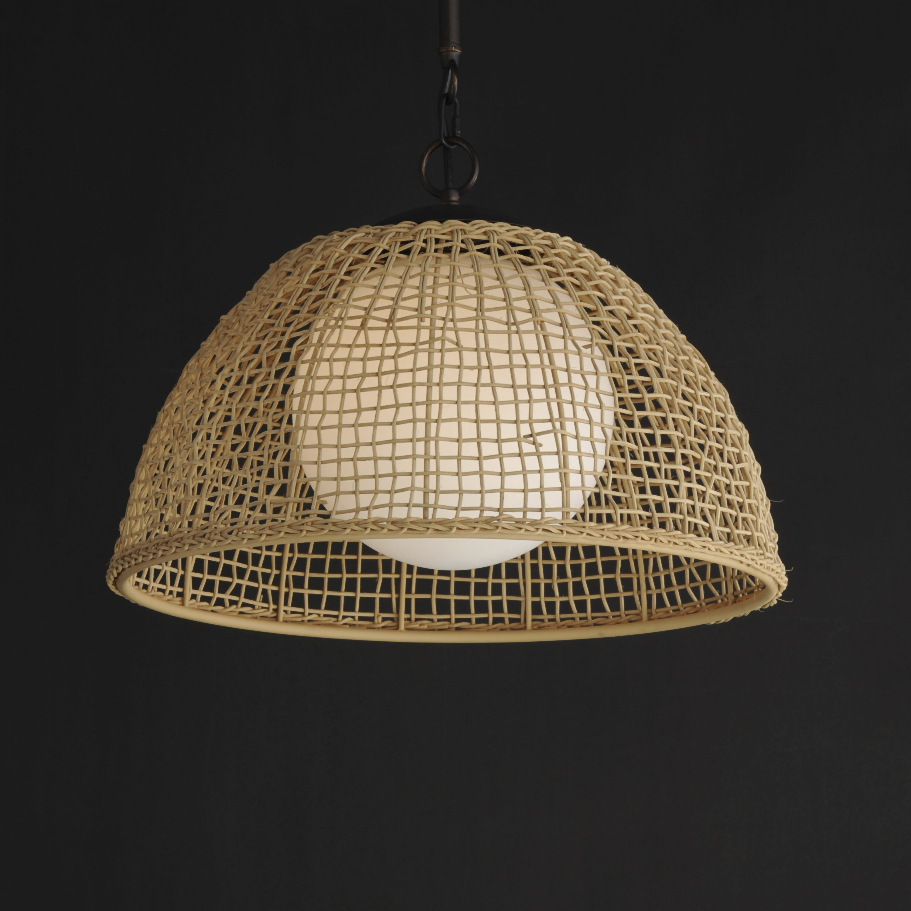 Cestino 1 Light 21 inch Antique Bronze Single Pendant Ceiling Light