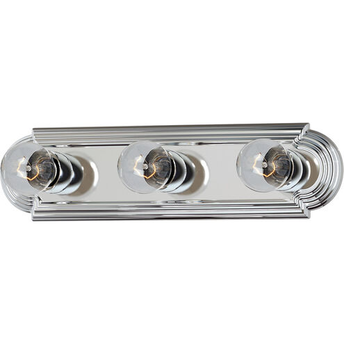 Essentials - 712x 3 Light 18 inch Polished Chrome Bath Light Wall Light