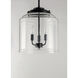 Acadia 3 Light 14 inch Black Multi-Light Pendant Ceiling Light