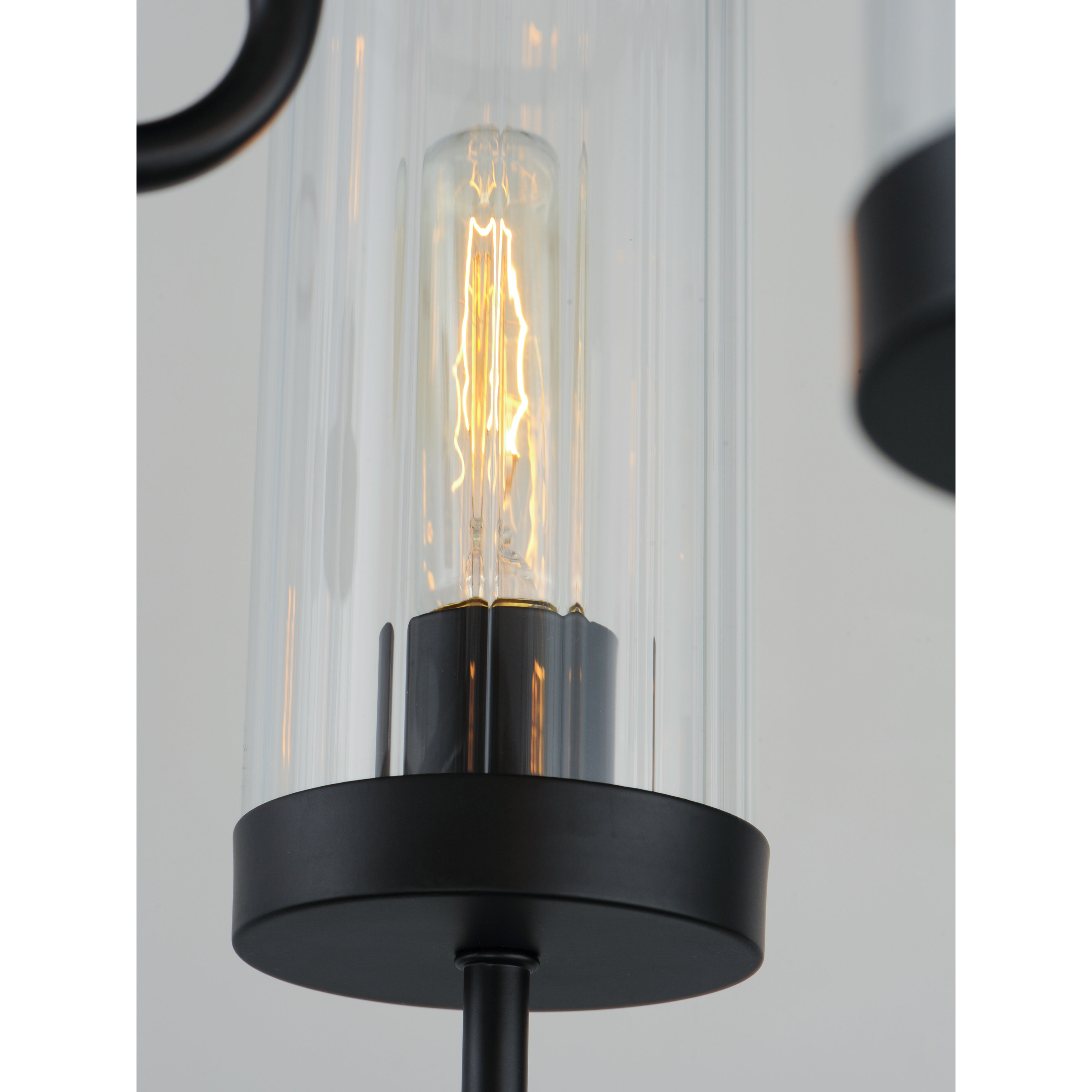 Crosby 9 Light 28 inch Black Chandelier Ceiling Light