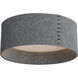 Prime LED 20 inch Flush Mount Ceiling Light in Gray Felt