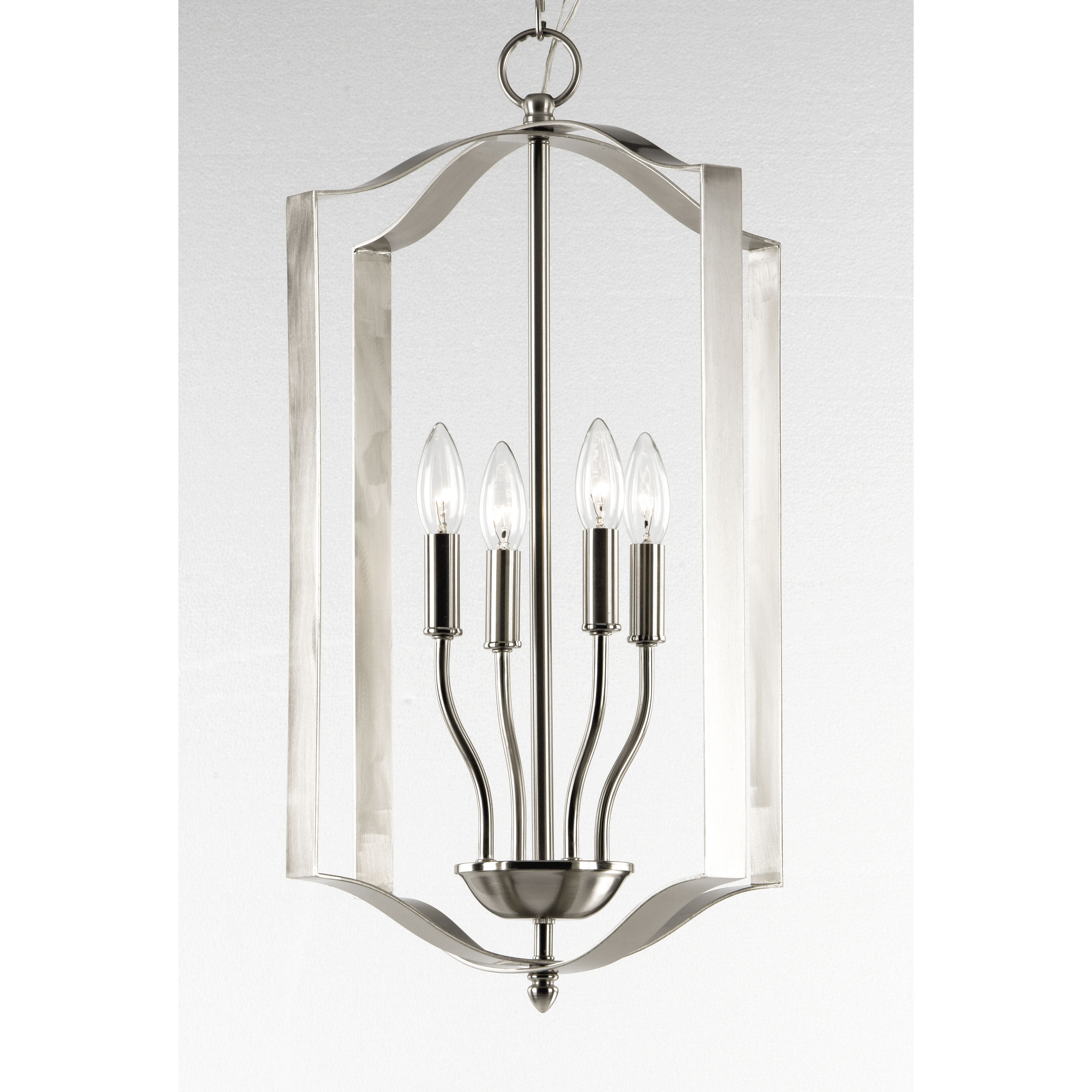 Provident 4 Light 15 inch Satin Nickel Single Pendant Ceiling Light