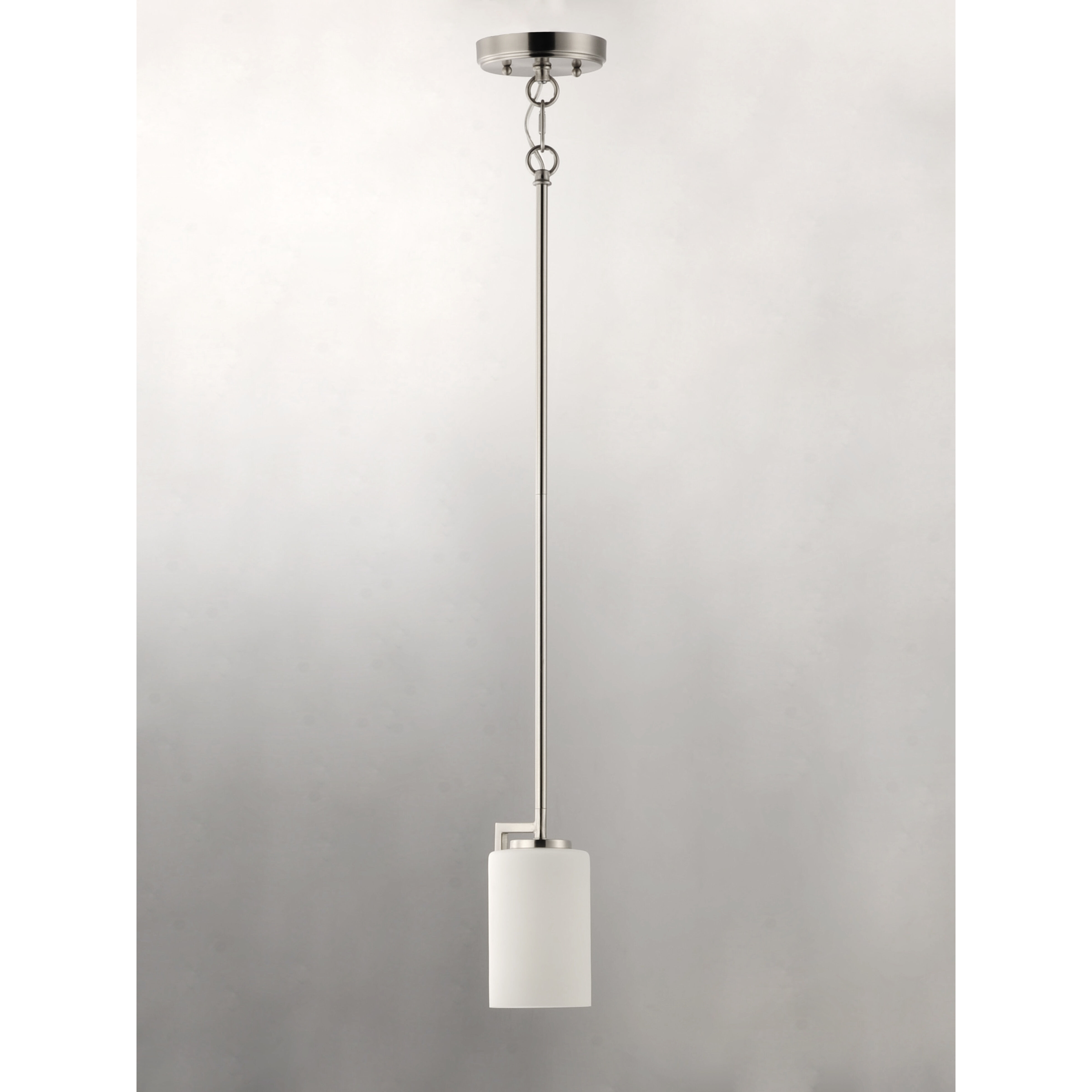Dart 1 Light 4 inch Satin Nickel Mini Pendant Ceiling Light