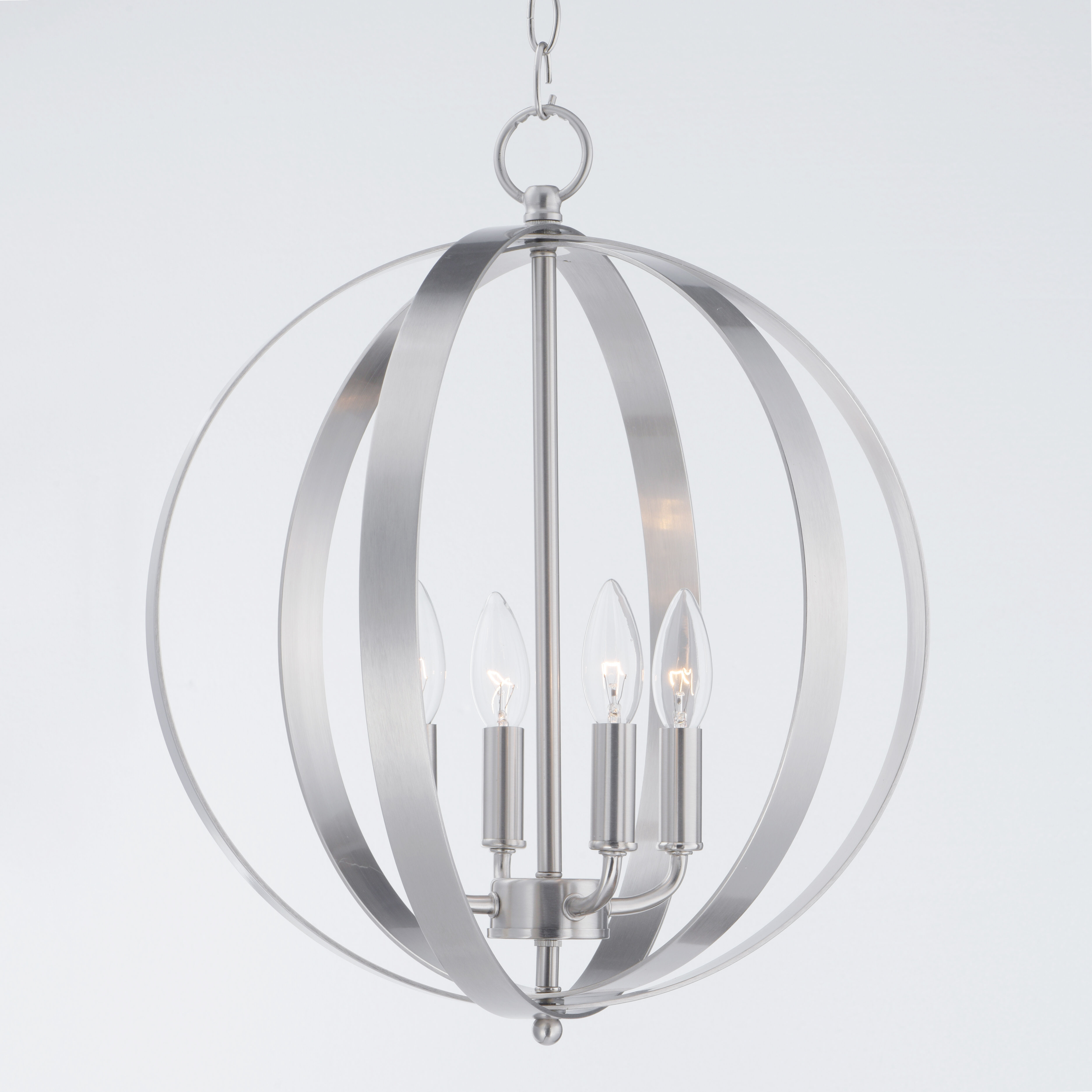 Provident 4 Light 16 inch Satin Nickel Single Pendant Ceiling Light