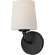 Bristol 1 Light 5 inch Black Wall Sconce Wall Light