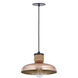 Bingham 1 Light 9.75 inch Copper Single Pendant Ceiling Light