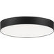 Trim-Commercial LED 5.25 inch Black Flush Mount Ceiling Light