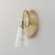 Ava 1 Light 5 inch Natural Aged Brass Bath Vanity Light Wall Light