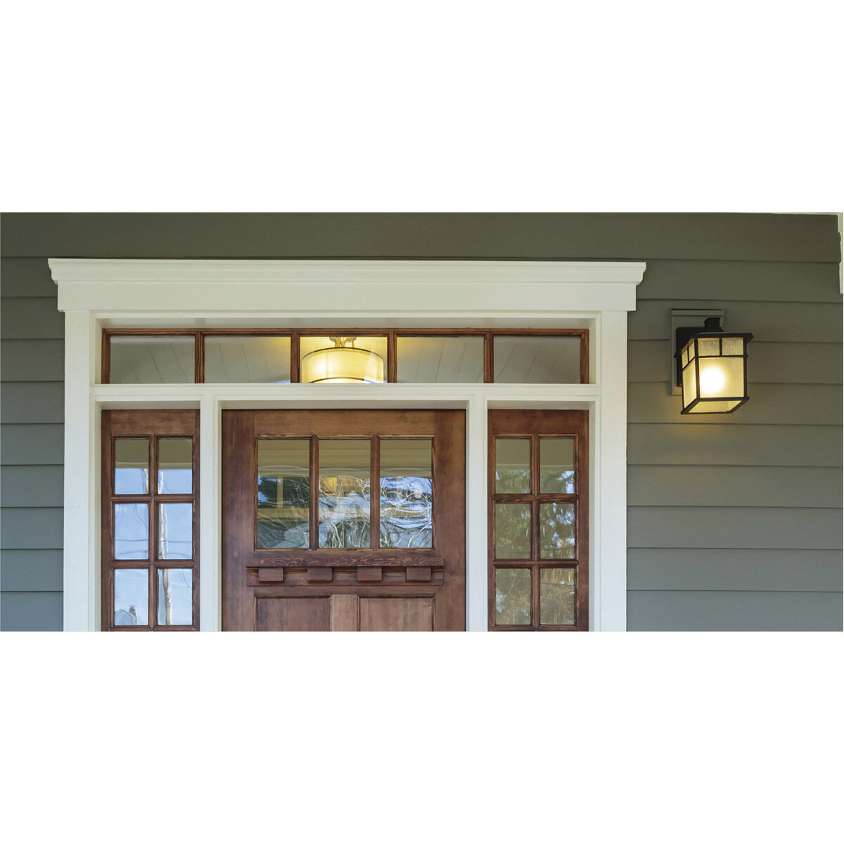 Craftsman style porch light deals