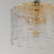 Warren 2 Light 14.5 inch Gold Leaf Flush Mount Ceiling Light