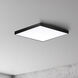 Trim LED 11 inch Black Flush Mount Ceiling Light