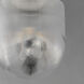 Dune 4 Light 15.75 inch Black Semi-Flush Mount Ceiling Light