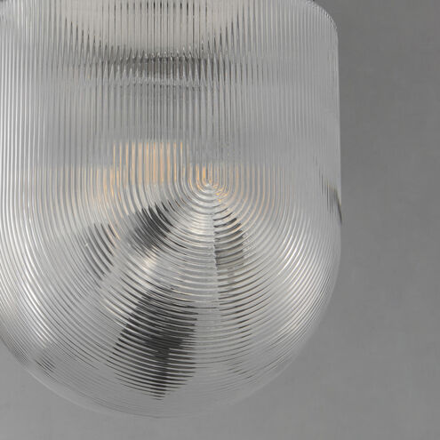 Dune 4 Light 15.75 inch Black Semi-Flush Mount Ceiling Light